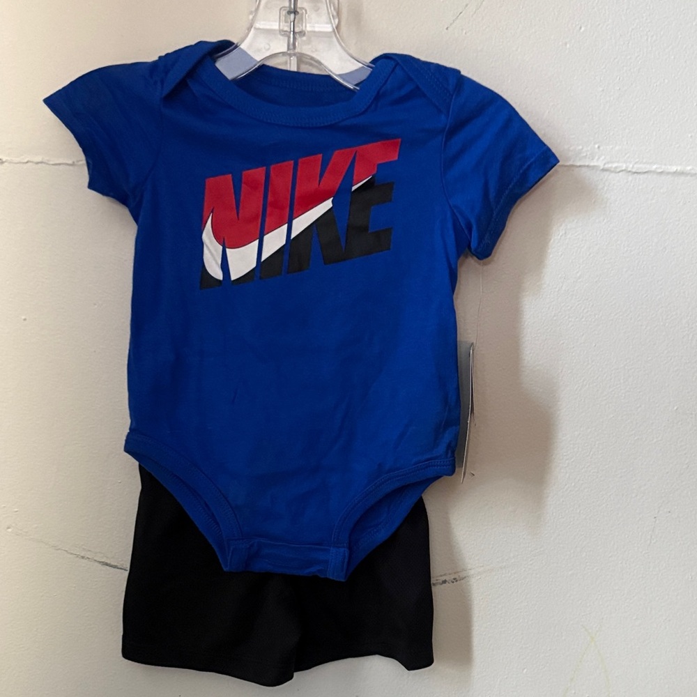 Nike Red, Blue, and Black Infant Set
